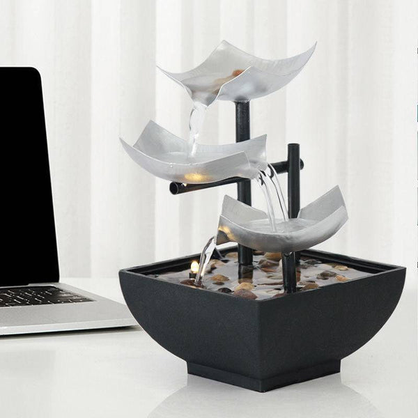 New Home Decoration Flowing Water Ornaments Desktop Fountain